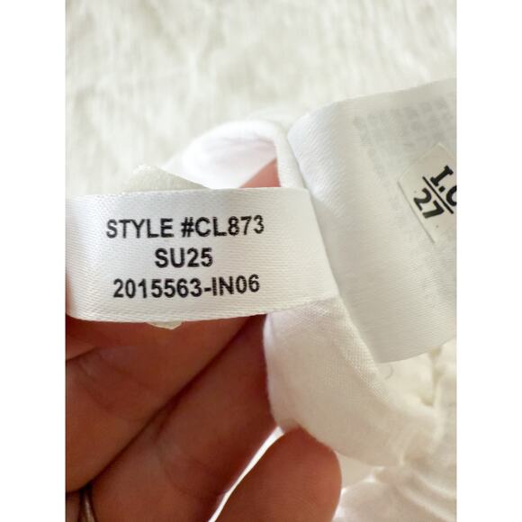 J. Crew | NWT | Tall Stratus pant in linen in White | Sz TM - Picture 10 of 10